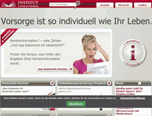 Tablet Screenshot of einfach-mehr-vorsorge.de